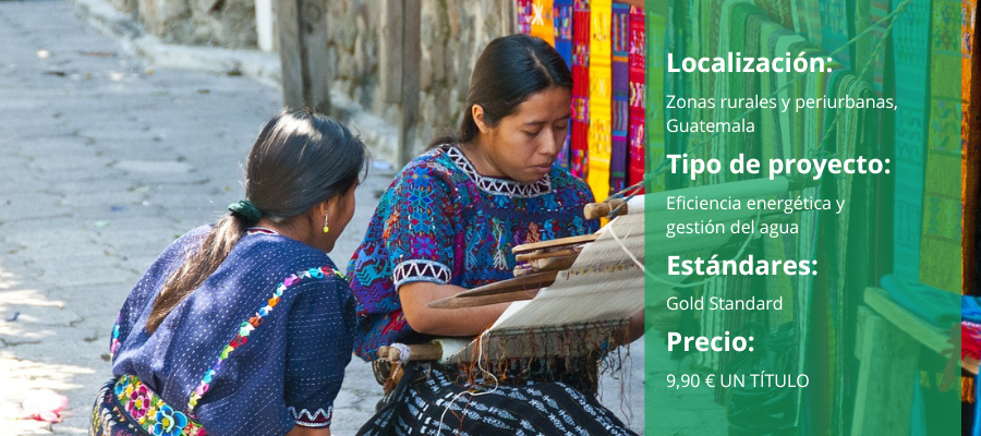 Proyecto de cocinas mejoradas y agua limpia, Guatemala